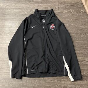 Nike Ohio State Hockey Black and White Track Jacket